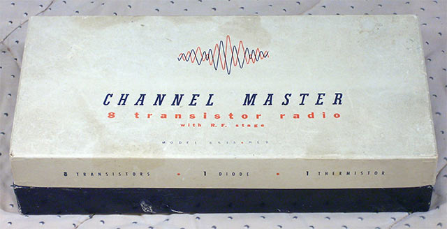 Channel Master 6515, Red 1960 box