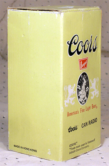 Coors Beer Can, Late 1970s