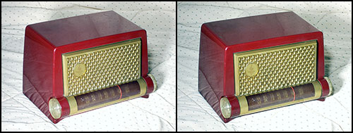 Emerson 610A, Maroon, 1949