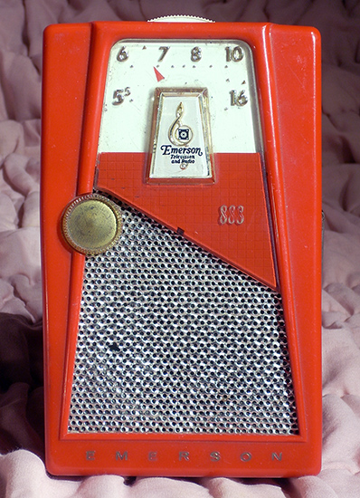 Emerson 888 Explorer, Red 1959