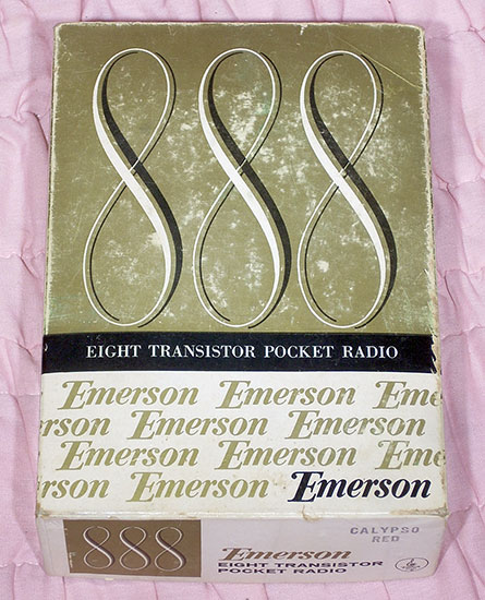 Emerson 888 red 1958