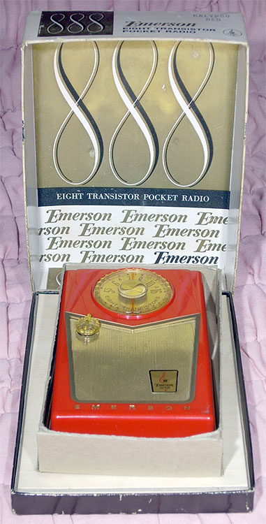 Emerson 888 red 1958