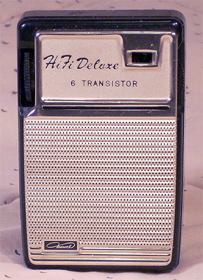 Radios - Marvel 6 Transistor Radio, Black c. 1963