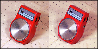 Motorola X14R, red, 1960