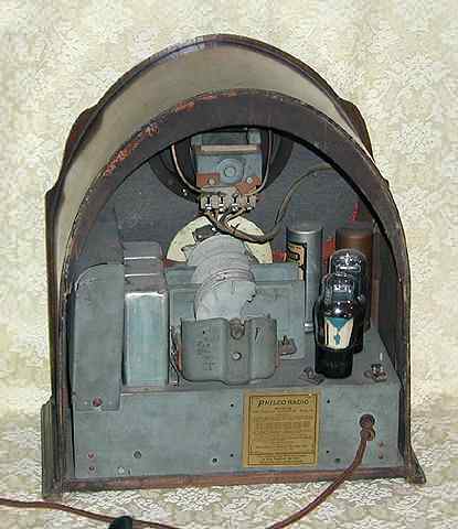 Philco Model 50 rear view