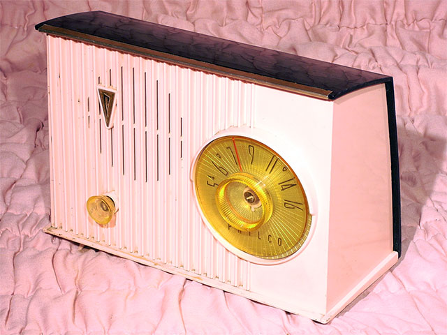 Philco G824-124, Pink and Black 1959