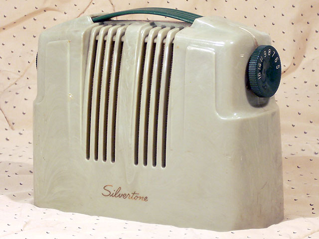 Silvertone 210, Green Swirl, 1950