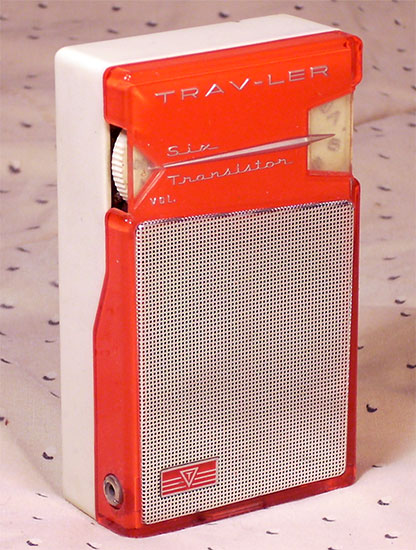 Trav-ler TR-601, Red and White, 1962