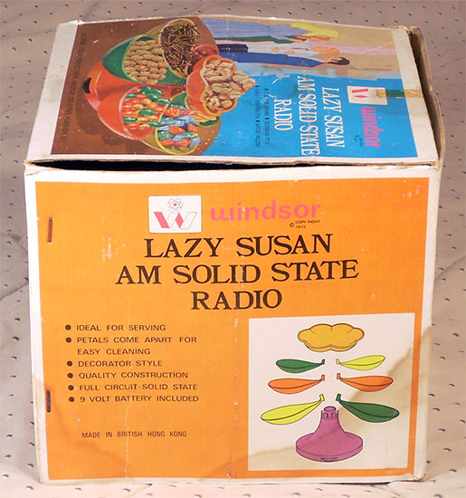 Windsor Lazy Susan Radio 1973