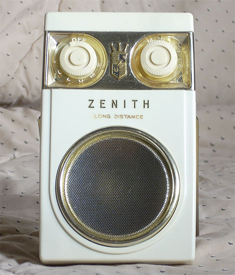 Zenith Royal 500WD, White, 1958