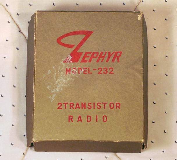 Zephyr 232 Boy's Radio 1960