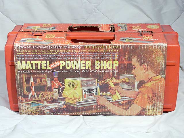 Mattel Power Shop case
