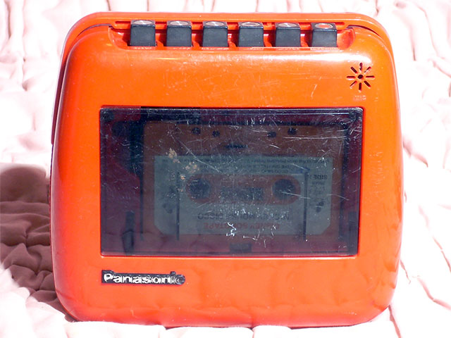 Panasonic RQ-711S Cassette Recorder, Red c. 1975