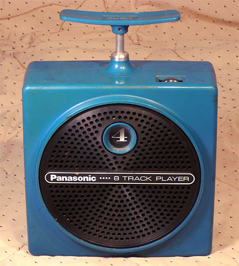 Panasonic RQ-830S, Blue 8 Track Tape Player, c. 1978
