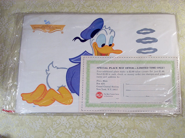 RCA Place Mat Set