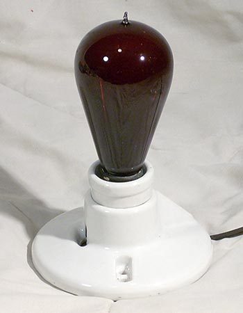 Red Light Bulb