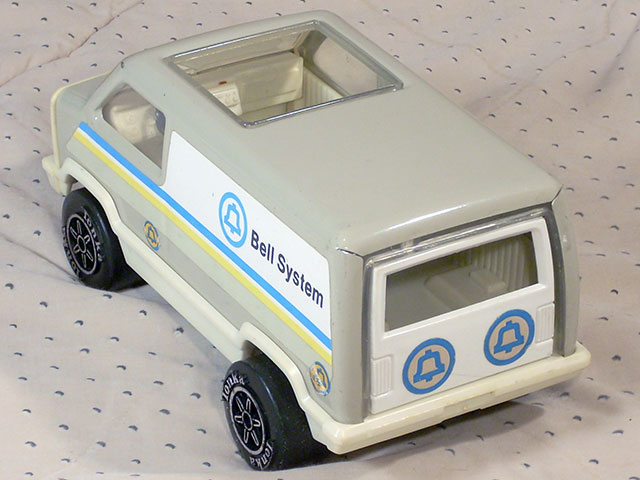 Tonka Bell System Van 1970s