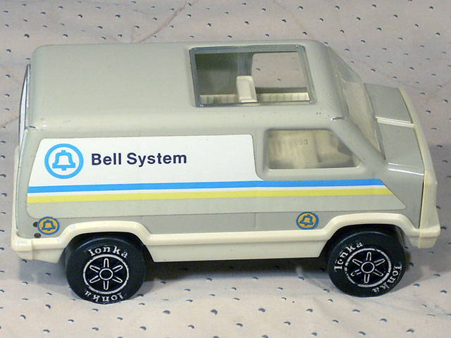 Tonka Bell System Van 1970s