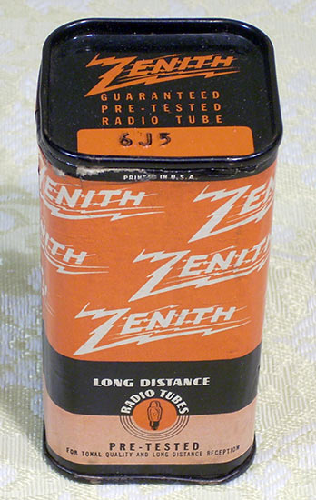 Zenith 6J5 Vacuum Tube