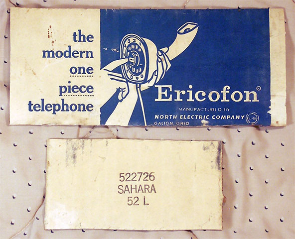 Ericsson Ericofon, Sahara 1971 box