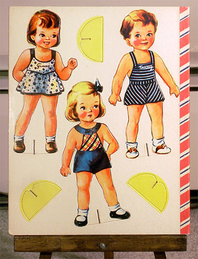 My Very First Paper Doll Book Book No. 4208 back